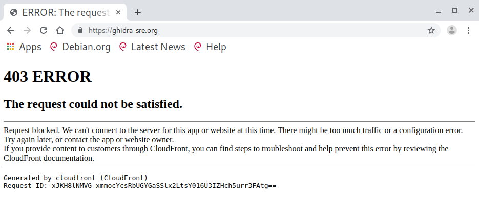 浏览器报错信息